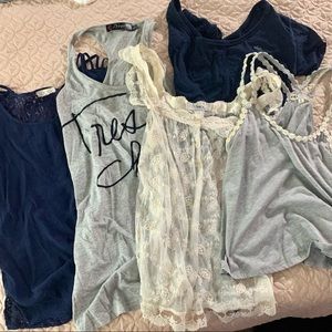 Lot of 5 small tops Abercrombie forever 21